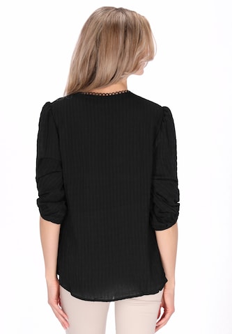 Chemisier Usha en noir