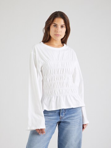 T-shirt 'Lillie' modström en blanc : devant