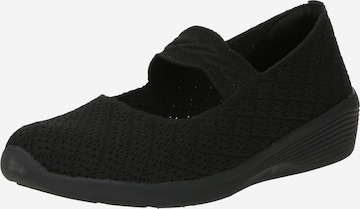 SKECHERS Remballerina 'Arya' i svart: framsida