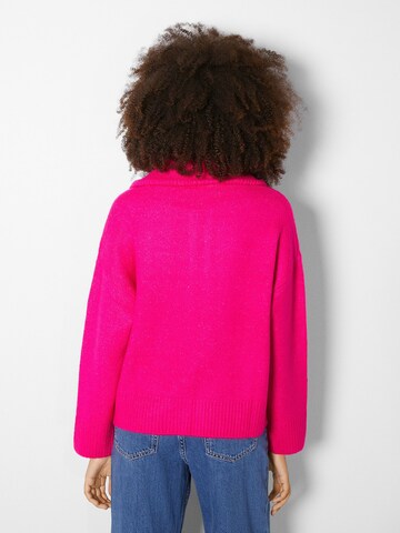 Pull-over Bershka en rose