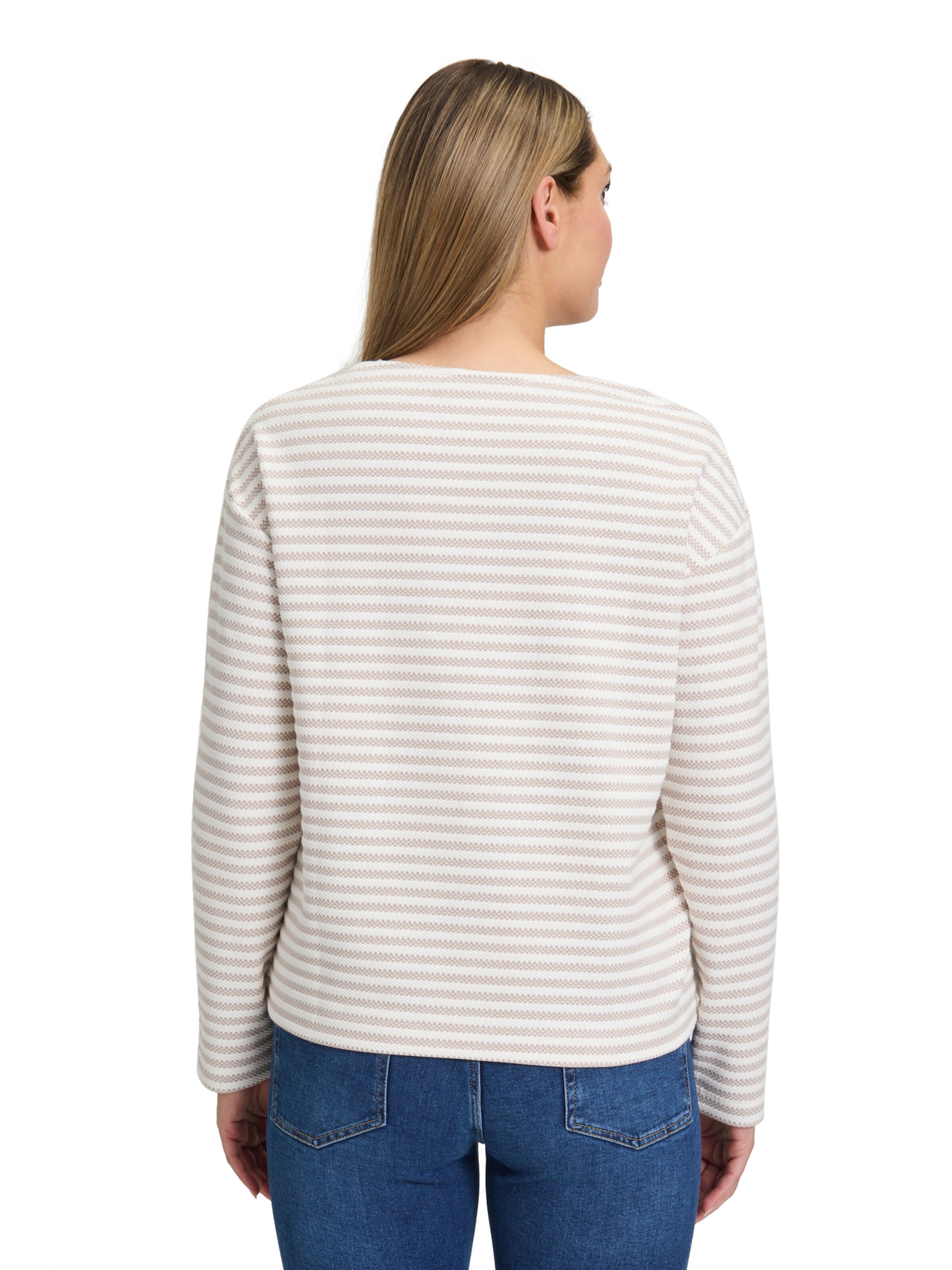 Sweat-shirt Betty & Co en beige