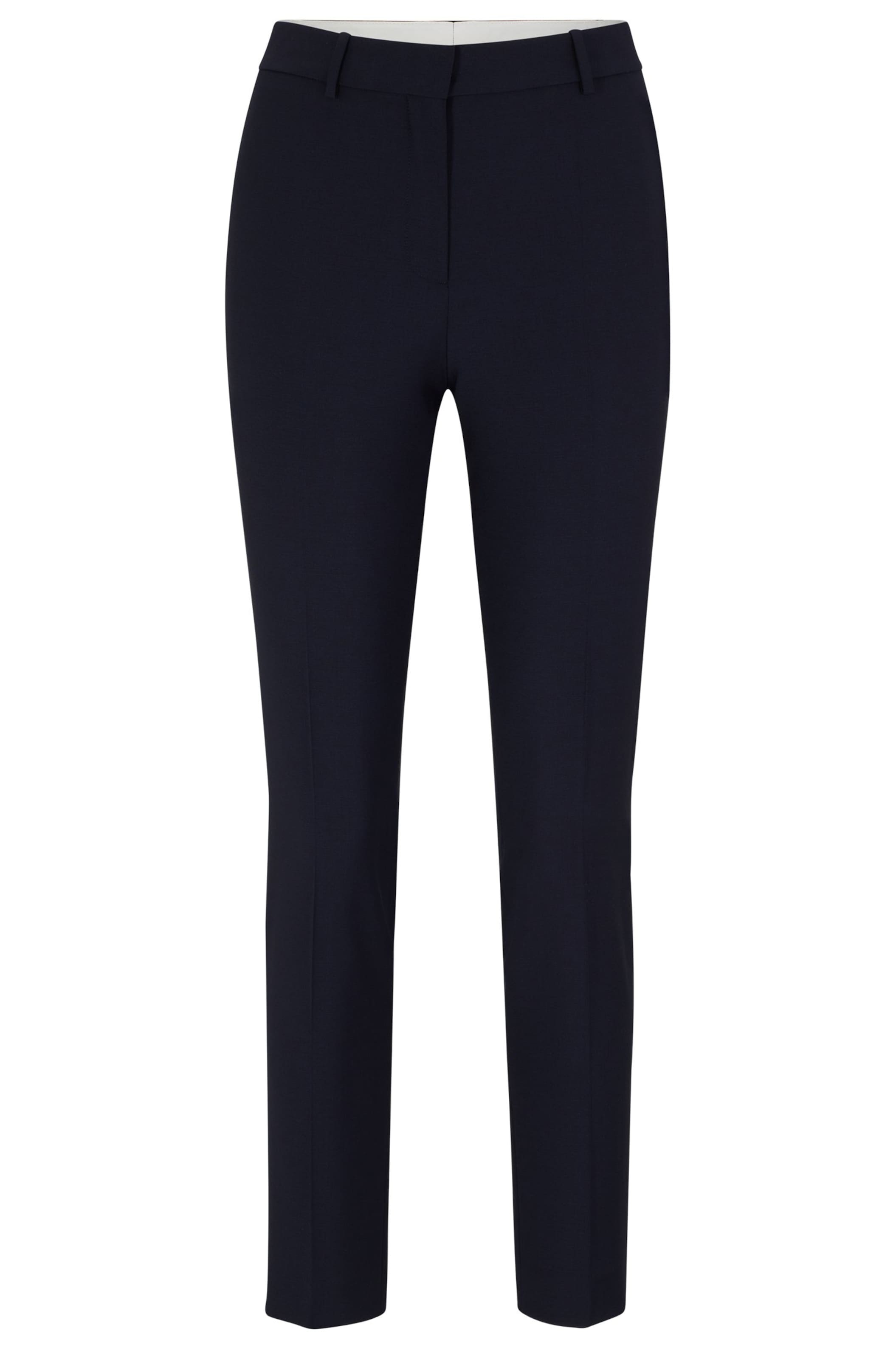 BOSS Liibuv Viikidega püksid &#x27;TILUNAH&#x27;, värv sinine: eest vaates