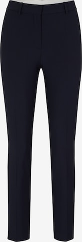 BOSS Slim fit Pleated Pants 'TILUNAH' in Blue: front