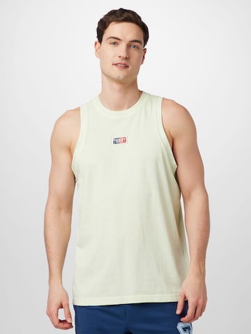 Tommy Jeans - Camiseta en verde: frente