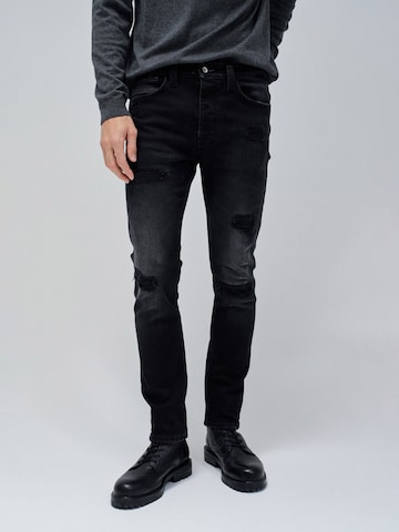 Salsa Jeans Slim fit Jeans 'Craft' in Black: front