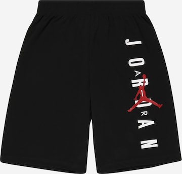 Regular Pantaloni de la Jordan pe negru: față