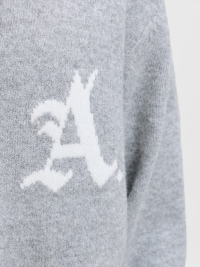 JACK & JONES Pull-over 'JCOLEGACY' en S en gris chiné / blanc, Vue avec produit