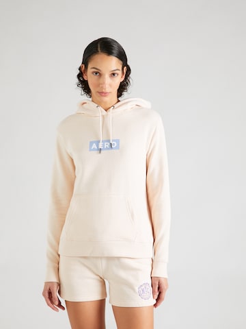 AÉROPOSTALE Sweatshirt in Beige: front