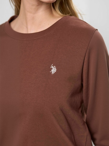U.S. POLO ASSN. Neulepaita ' UWHelen ' värissä ruskea