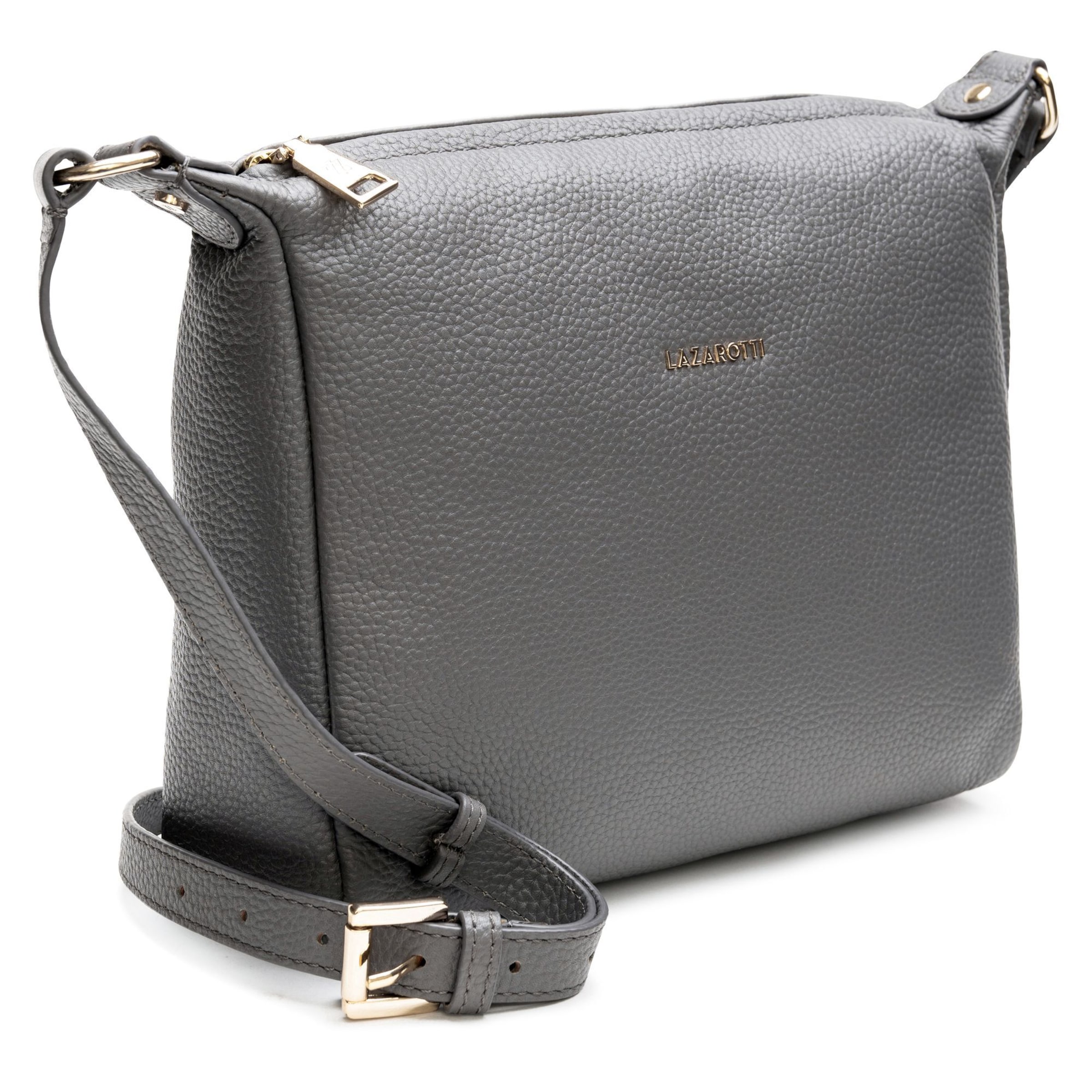 Borsa a tracolla 'Bologna' di Lazarotti in grigio