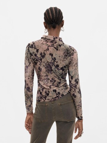 Desigual Bluse i brun