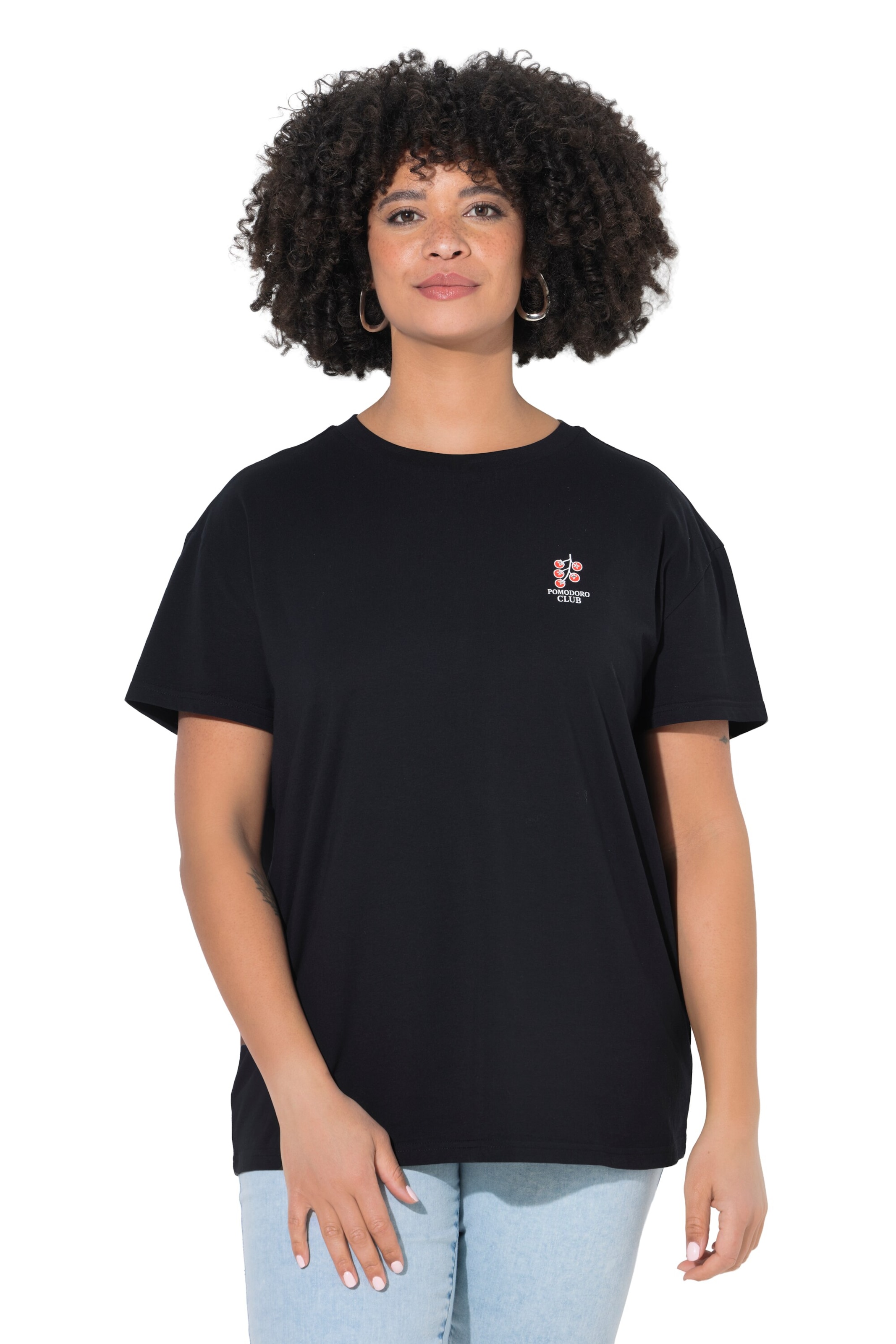 Angel of Style T-Shirt in Schwarz: Vorderseite