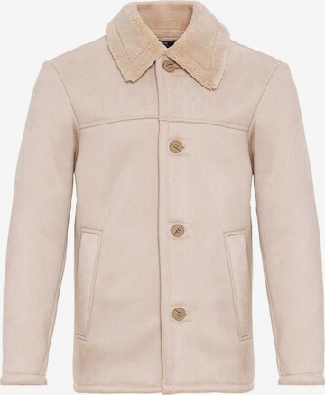 Antioch Winter Jacket in Beige: front