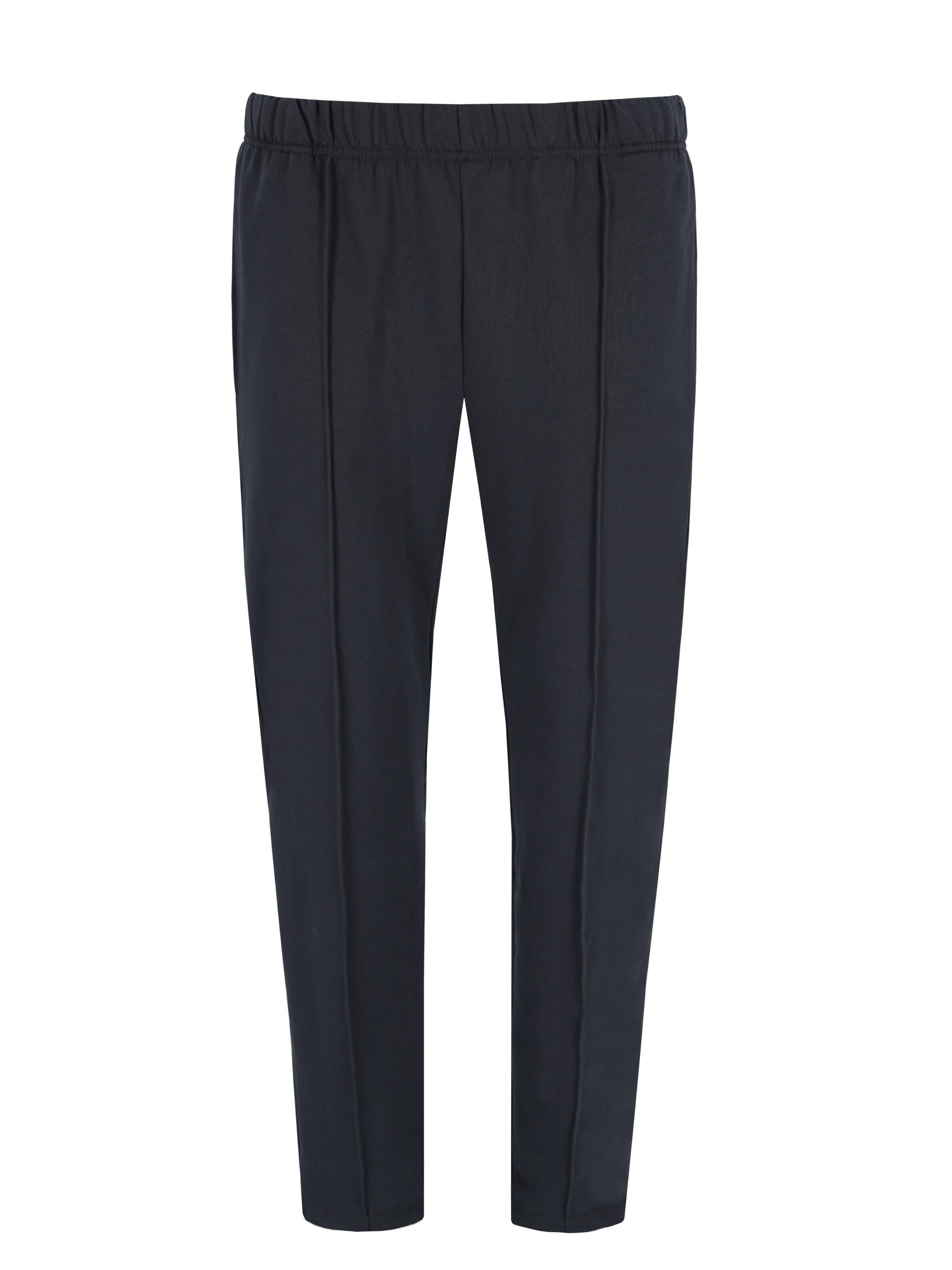 HAJO Pleated Pants in Black: front