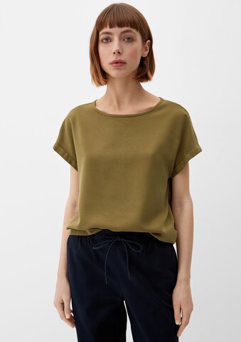 T-shirt s.Oliver en vert : devant