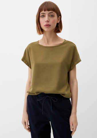 s.Oliver Shirt in Groen: voorkant