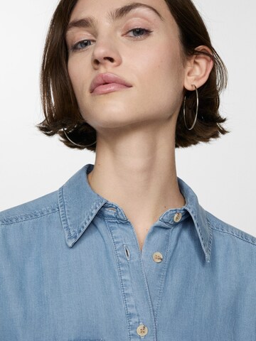 MANGO Blus 'ALESSIA' i blå