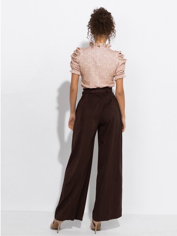 JIORO Blus i beige