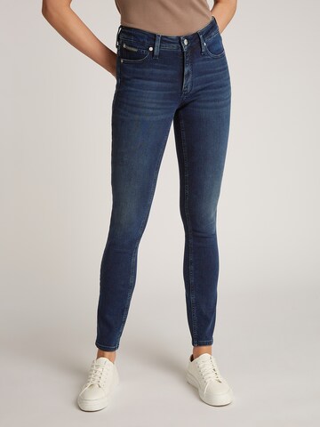 Skinny Jean Calvin Klein Jeans en bleu : devant