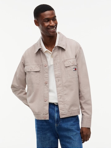 Veste mi-saison 'ESSENTIAL' Tommy Jeans en gris : devant