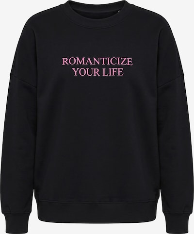 Studio Untold Sweatshirt in M-L in pink / schwarz, Produktansicht