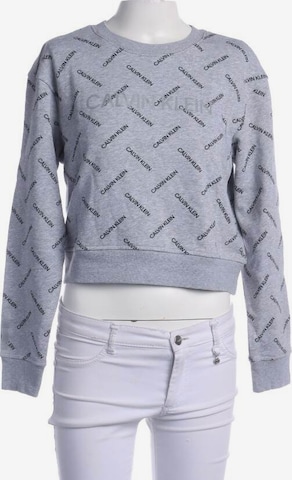 Calvin Klein Sweatshirt / Sweatjacke XS in Grau: predná strana