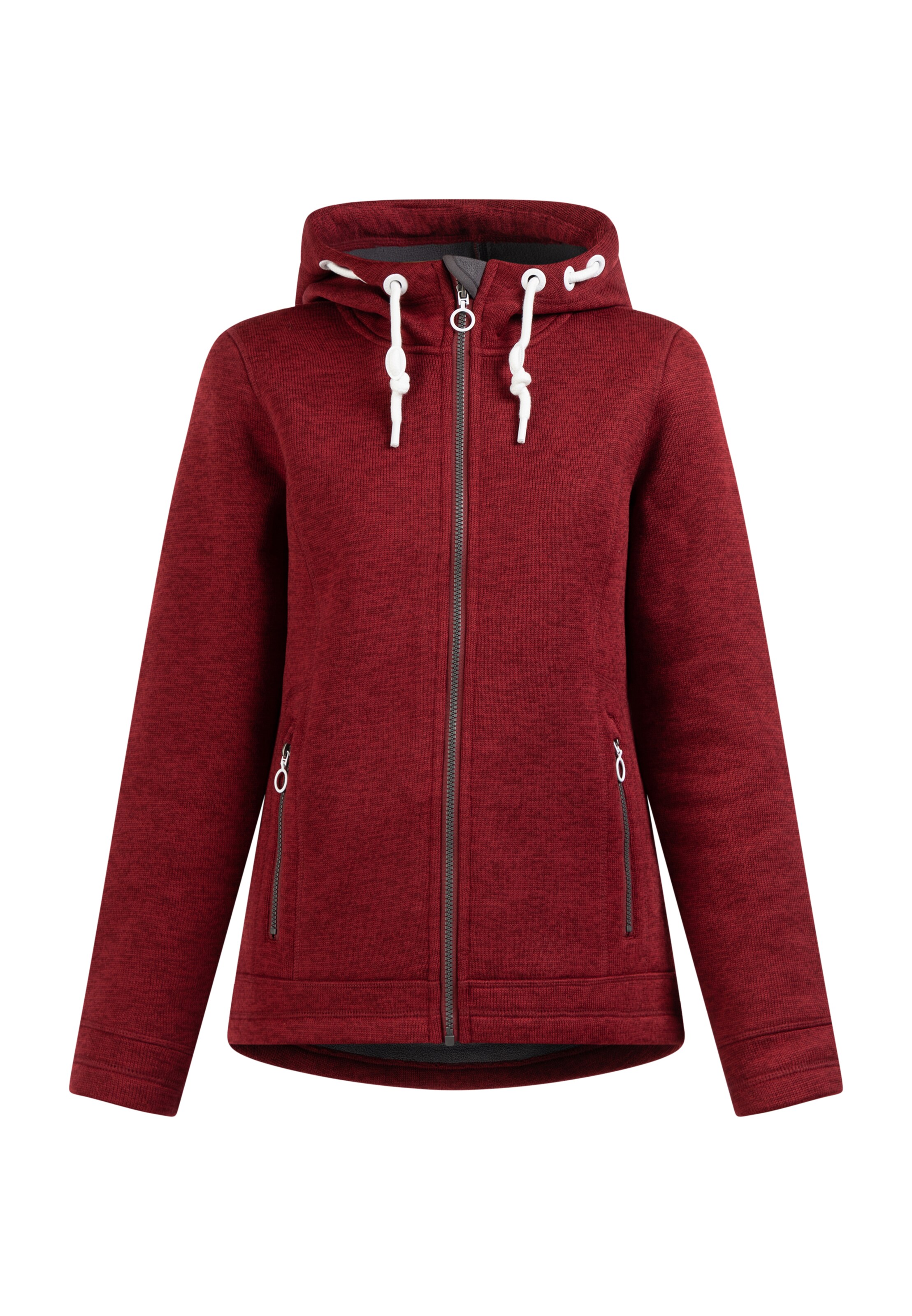 DreiMaster Maritim Jopa iz flisa | rdeča barva: sprednja stran