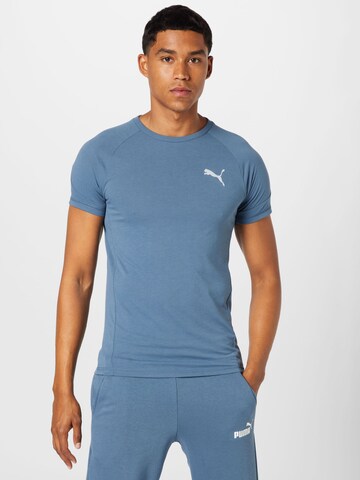 PUMATehnička sportska majica - plava boja: prednji dio