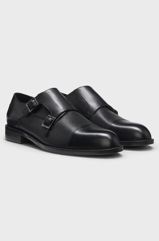 BOSS Schnürschuh in Schwarz