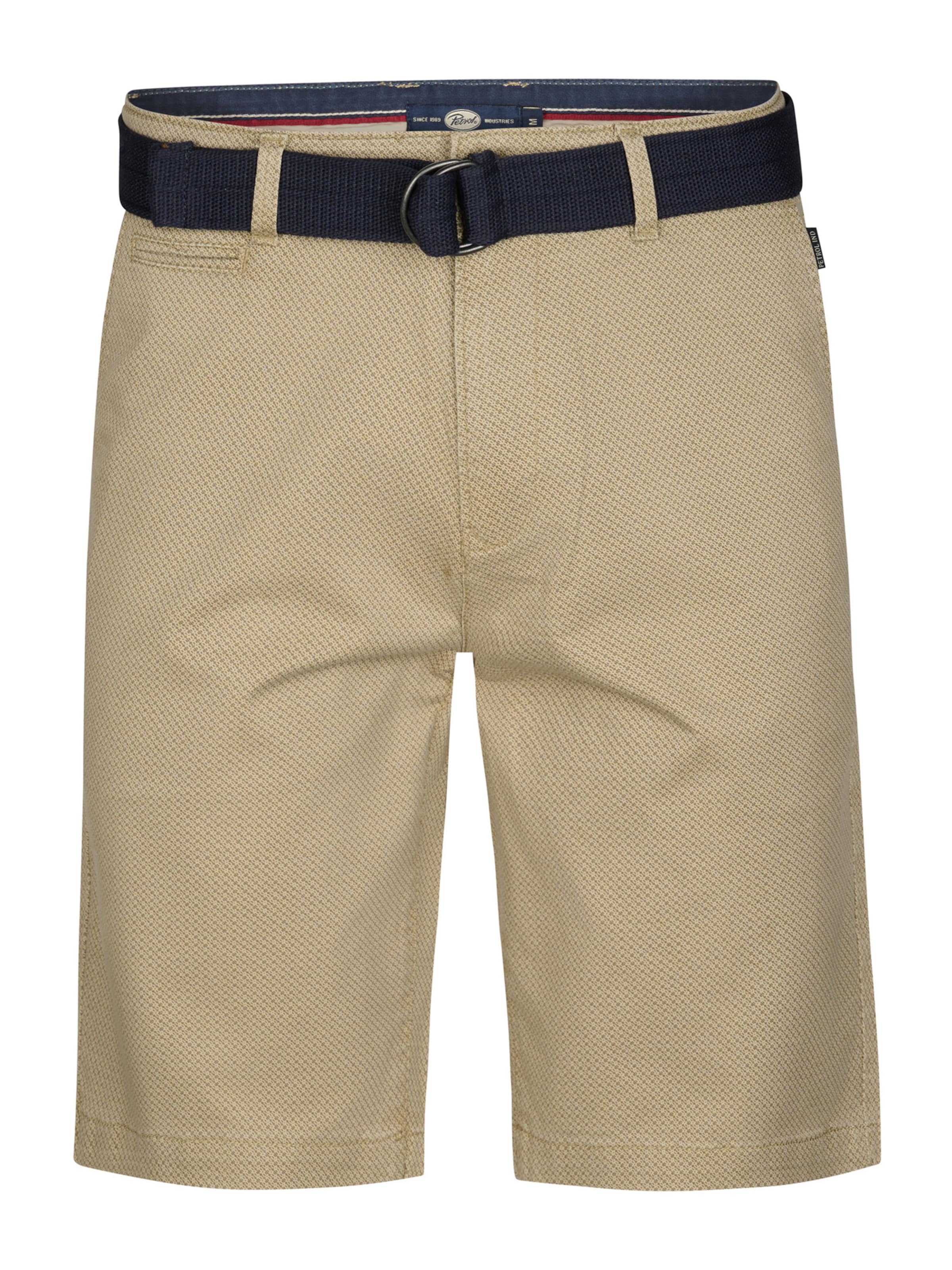 Regular Pantalon chino Petrol Industries en marron : devant