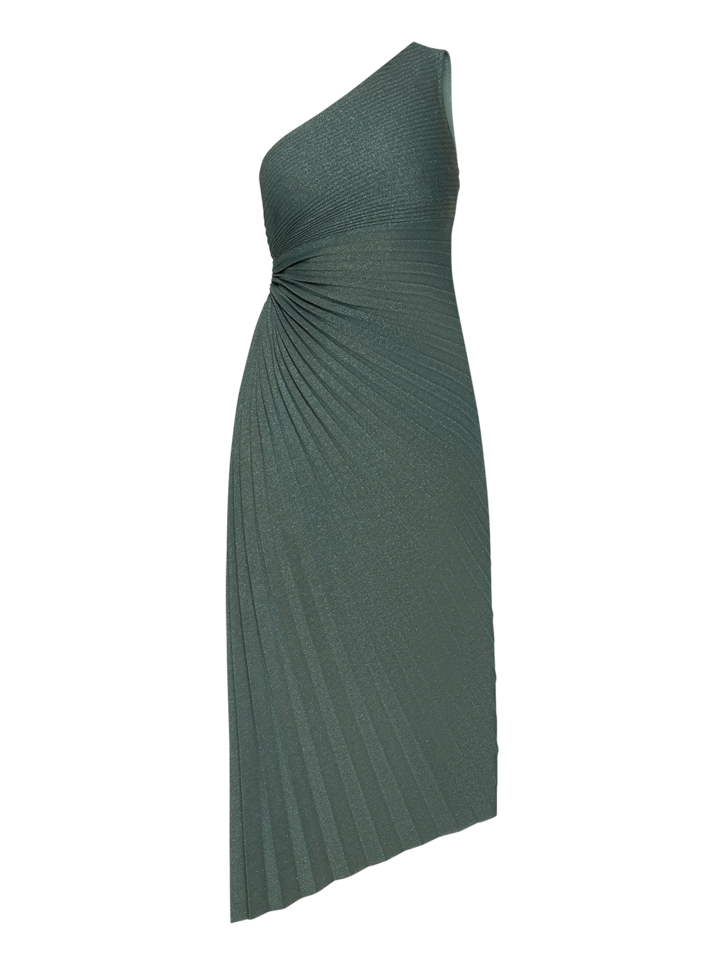 Vera Mont Abendkleid im Glitzer-Look in Grün: Vorderseite