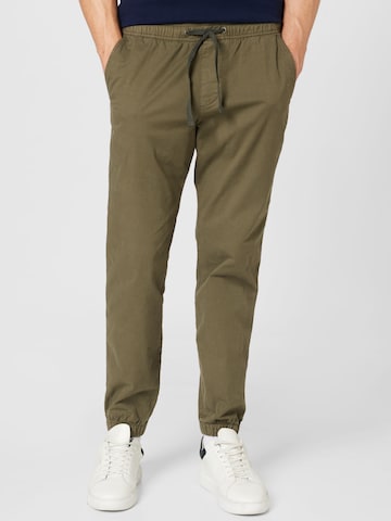 GAP Tapered Broek in Groen: voorkant