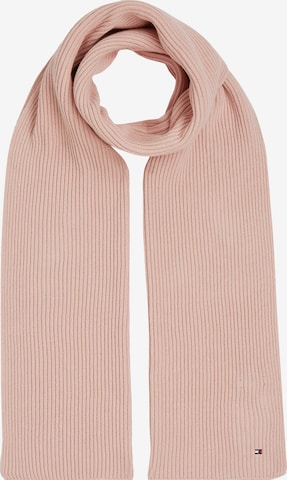 TOMMY HILFIGER Scarf 'Essential' in Pink: front