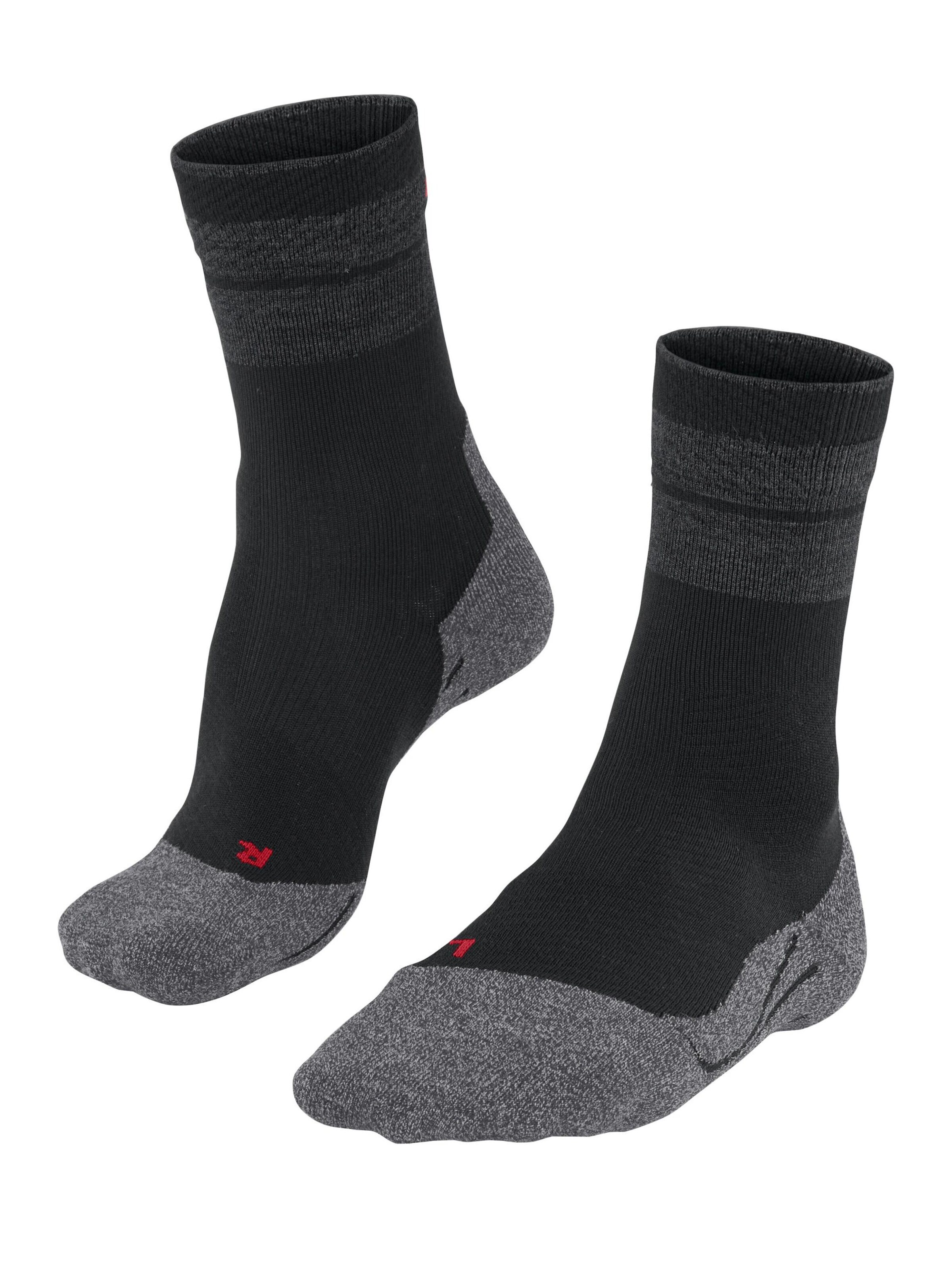 FALKE Sportsocken 'TK Compression Stabilizing'‌‌‌‌‌‌‌ in Schwarz: Vorderseite