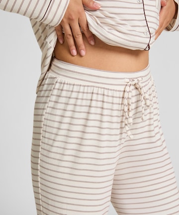 Hunkemöller Pyjamabroek 'Essential' in Wit