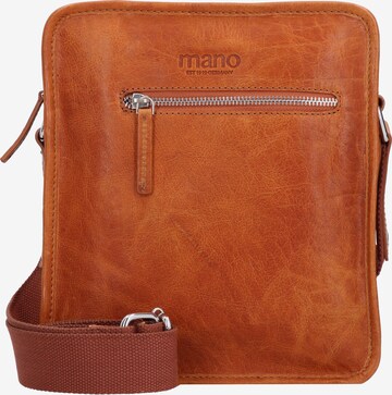 mano Crossbody Bag in Brown: front