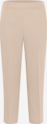 Pantalon à plis 'Sakura' Kaffe en beige : devant