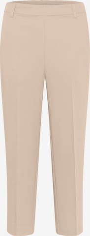 Pantaloni con piega frontale 'Sakura' di Kaffe in beige: frontale