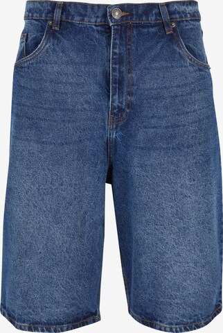 Urban Classics Loose fit Jeans '90's' in Blue: front
