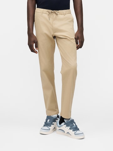 JACK & JONES regular Lærredsbukser 'JPSTKANE ROCCO' i grøn: forside