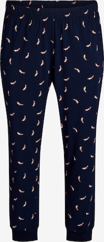 ZizziPidžama hlače 'MHanny' - plava boja: prednji dio