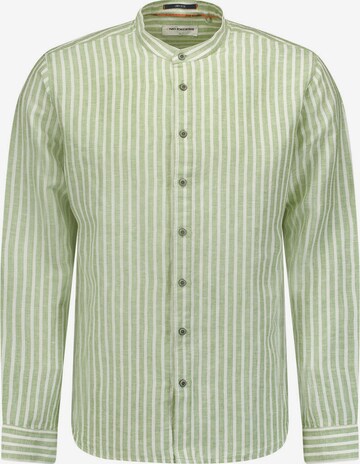 Coupe regular Chemise 'Opa' No Excess en vert : devant