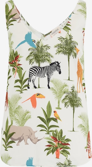 Sugarhill Brighton Top 'Romy Jungle Animals' in Mixed colours / White, Item view