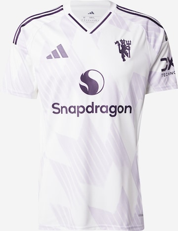 balta ADIDAS PERFORMANCE Sportiniai marškinėliai 'Manchester United 25/26': priekis
