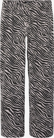 LMTD Wide Leg Bukser i beige: forside