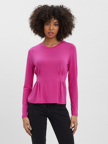VERO MODA Shirt 'Hania' in Pink: predná strana