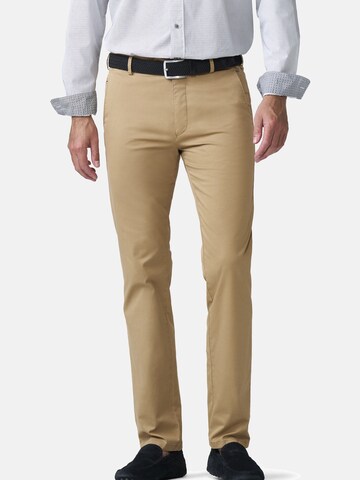 MEYER Regular Chino 'Bonn 1-5075' in Bruin: voorkant