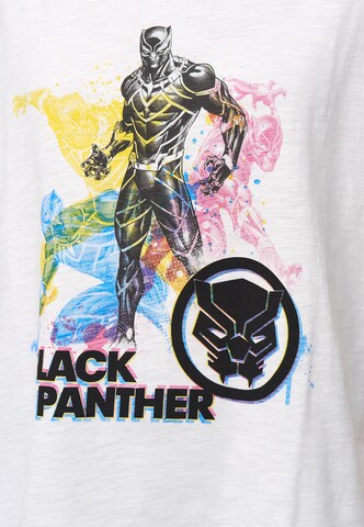Recovered Shirt 'Black Panther' in White