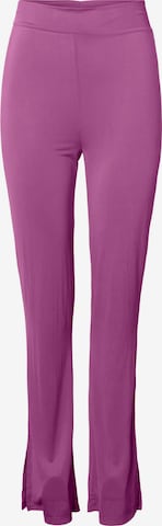 PIECES Flared Pants 'DAGMAR' in Purple: front