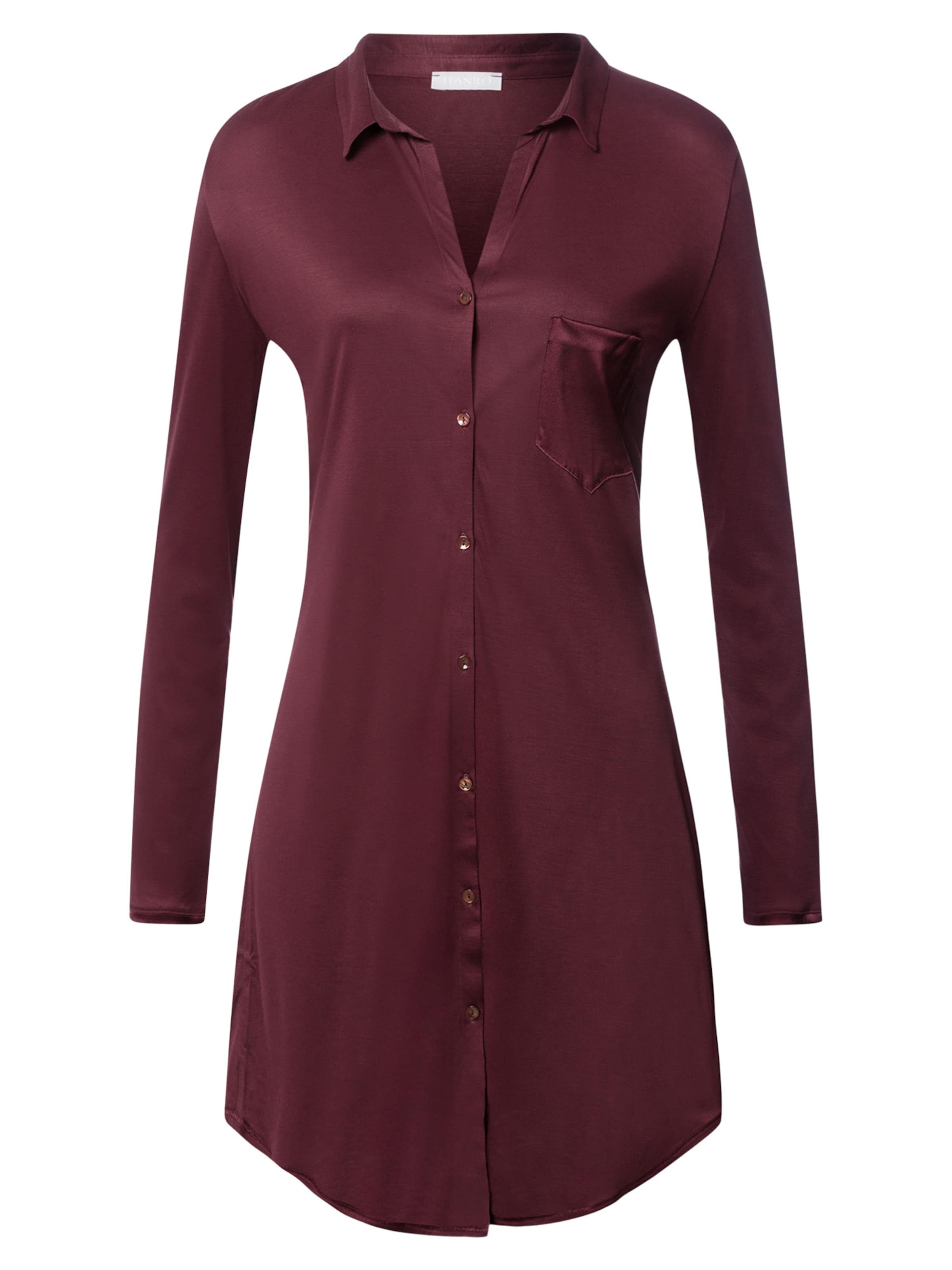 Hanro Pajama shirt in Purple: front